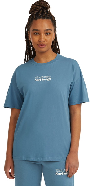 2025 O'Neill Mujer Camiseta «The Future Surf Society» 1850235 - Mozart Blue